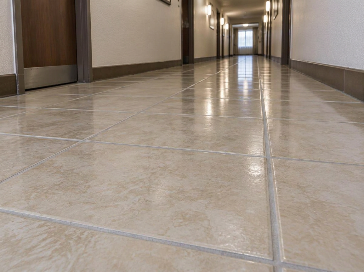 Piso depois do reparo